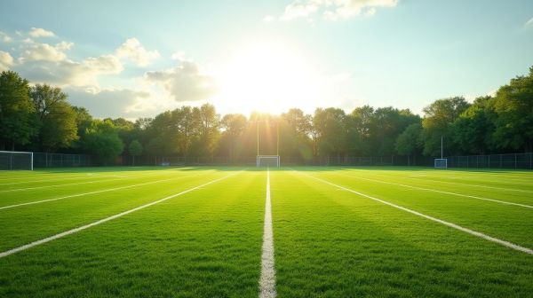 Obtenez un terrain de foot conforme aux normes modernes